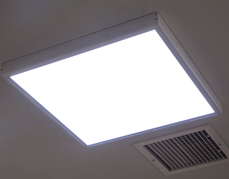 Square / Rectangular LED Ceiling Light Panels Commercial Surface Mount ...