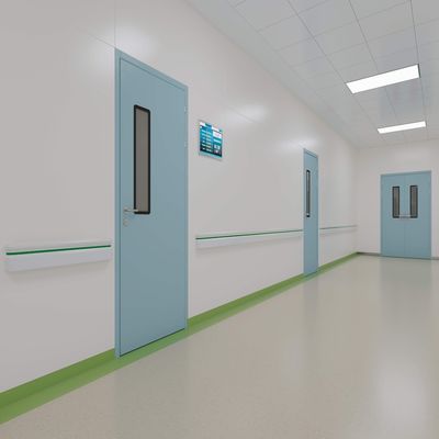 Steel Airtight Doors Single Hospital Swing Doors Customized For Cleanroom And Laboratories