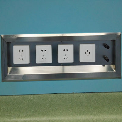 Flush Mounted Stainless Steel Socket Box Customized Electrical Socket Box For Operating Room Wall Systems