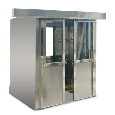 Automated Air Shower Cleanroom Fire Resistant Air Shower Unit Pass Through Window
