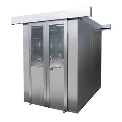 Compact ESD Safe Air Shower Room Customized Clean Room Shower For Electronics Manufacturing Cleanrooms