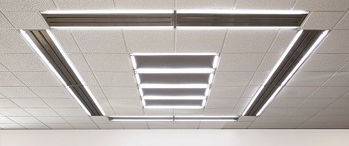 Laminar Flow Ceiling Panel LED Light Laminar Air Flow Ceiling 220V / 50Hz 0.45 M/S Air Velocity