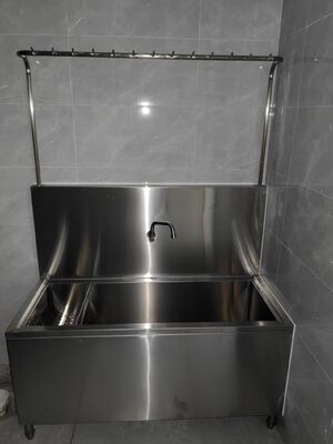 Operating Room Grade Mop Sink | 304 Stainless Steel Cleanroom Utility Sink